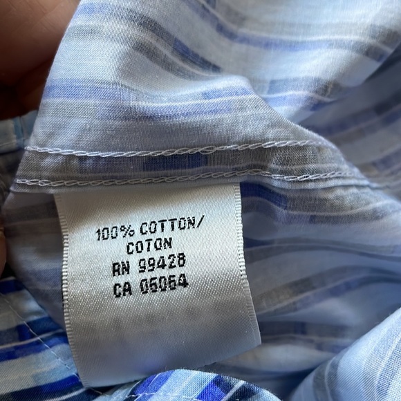 Bugatchi mens classic fit dress shirt - Picture 8 of 9